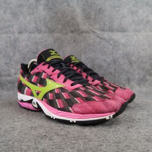 Mizuno Shoes Womens 9 Athletic Trainers Wave Elixir 8 Running Sport Active Pink